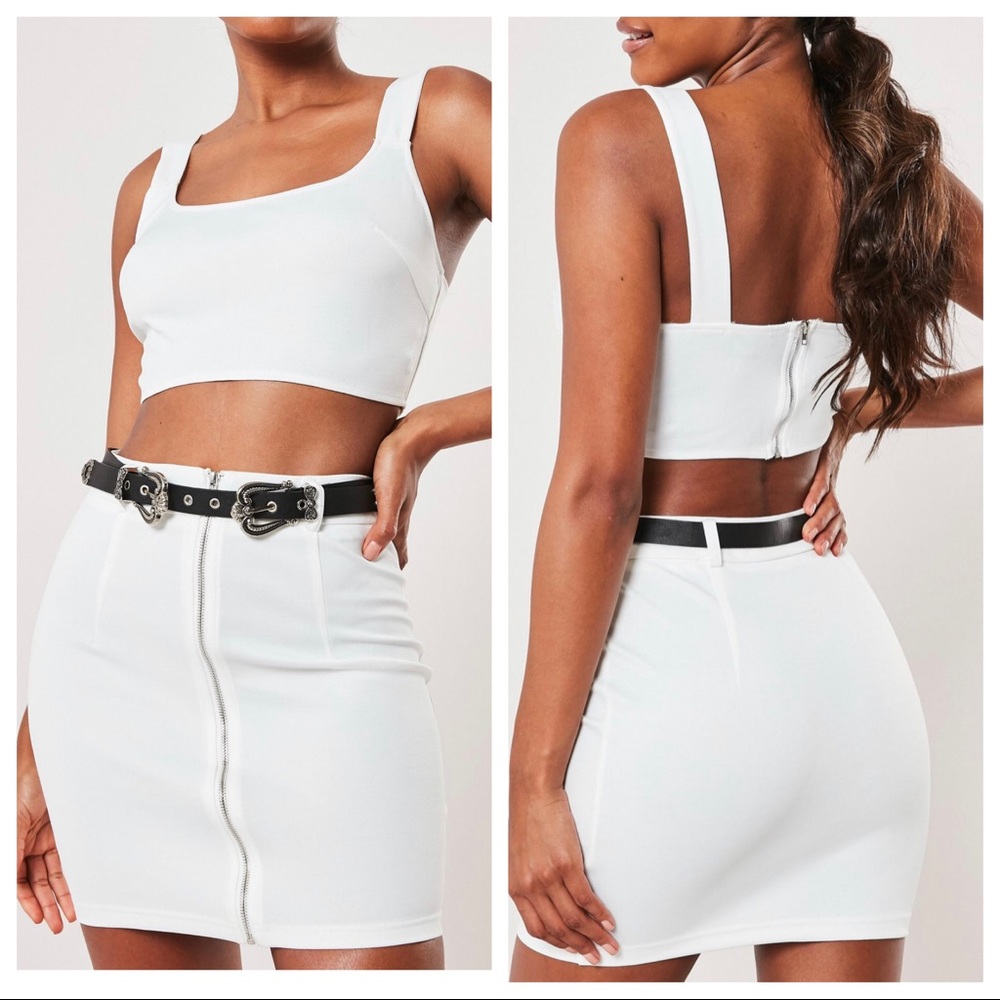 Sexy 2 Piece Skirt Set